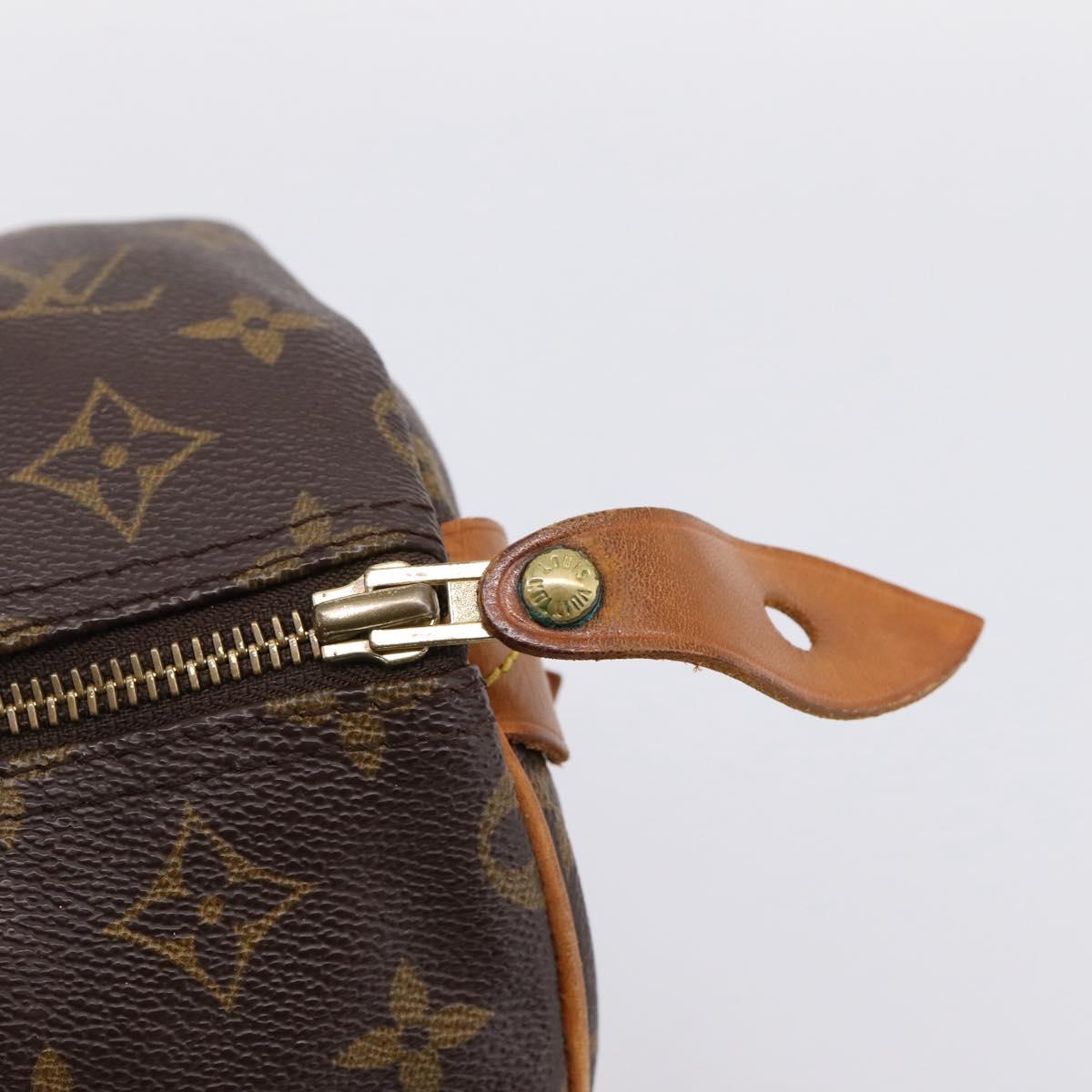 LOUIS VUITTON Monogram Speedy 30 Hand Bag M41526 LV Auth 200536V