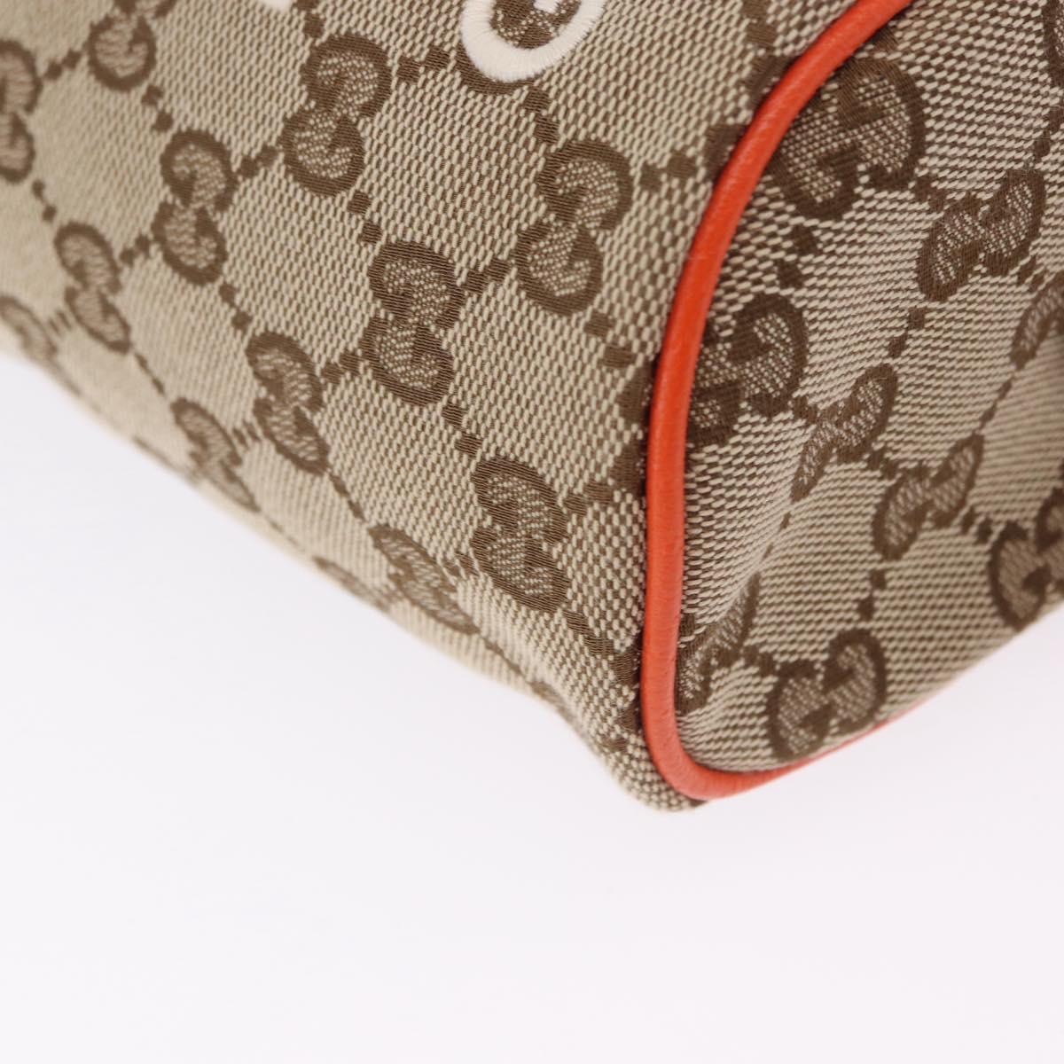 GUCCI GG Canvas Bag THE NORTH FACE Collaboration Beige 679760 Auth 200541V