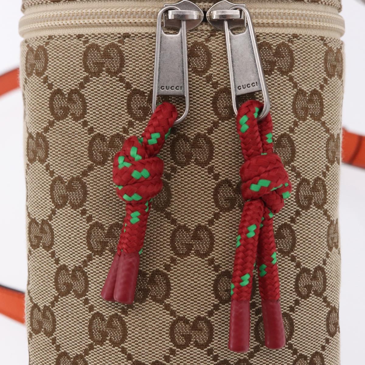 GUCCI GG Canvas Bag THE NORTH FACE Collaboration Beige 679760 Auth 200541V