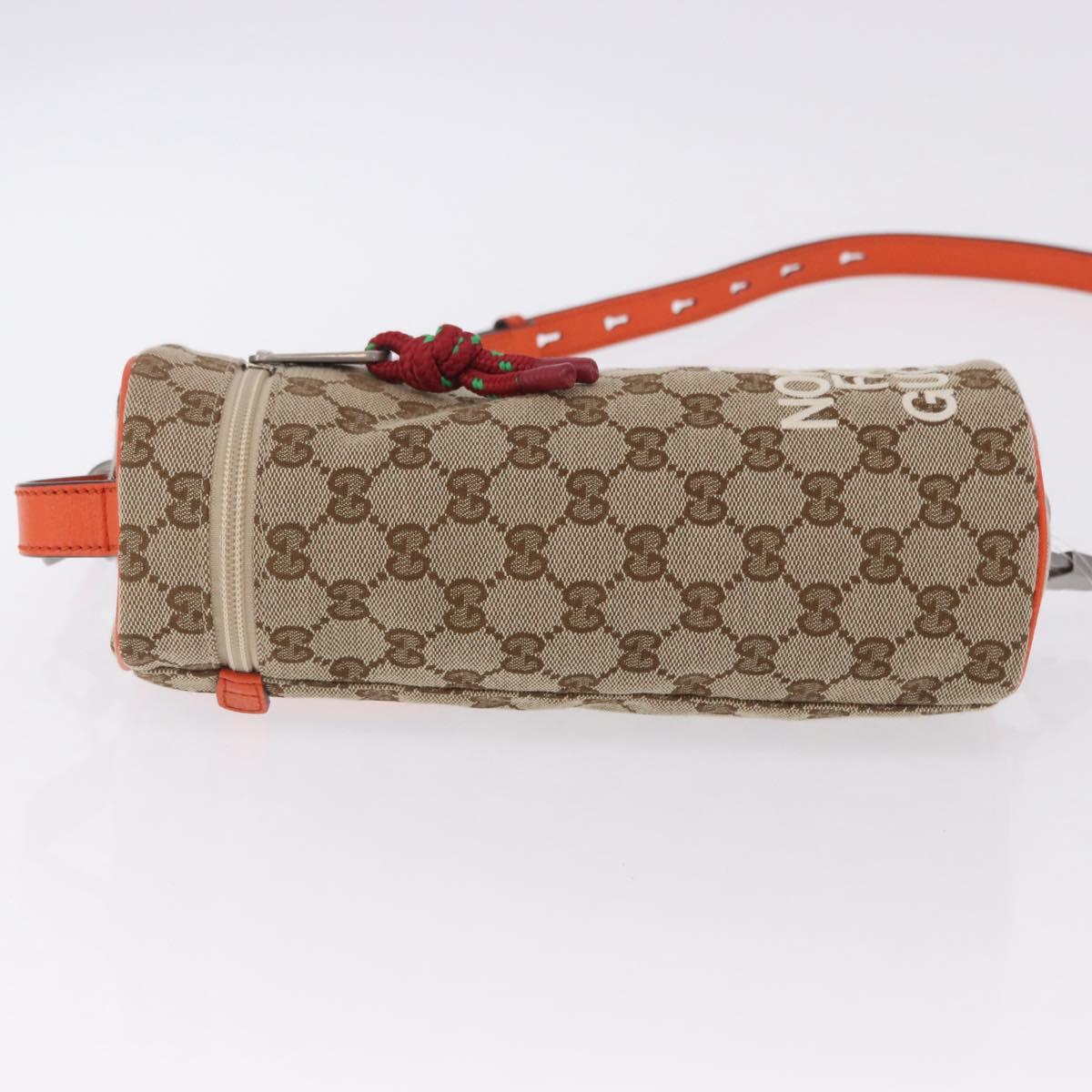 GUCCI GG Canvas Bag THE NORTH FACE Collaboration Beige 679760 Auth 200541V
