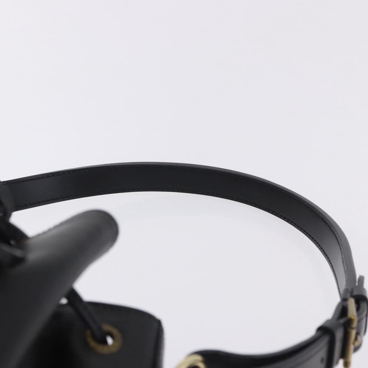 LOUIS VUITTON Epi Petit Noe Shoulder Bag Black M44102 LV Auth 200543V