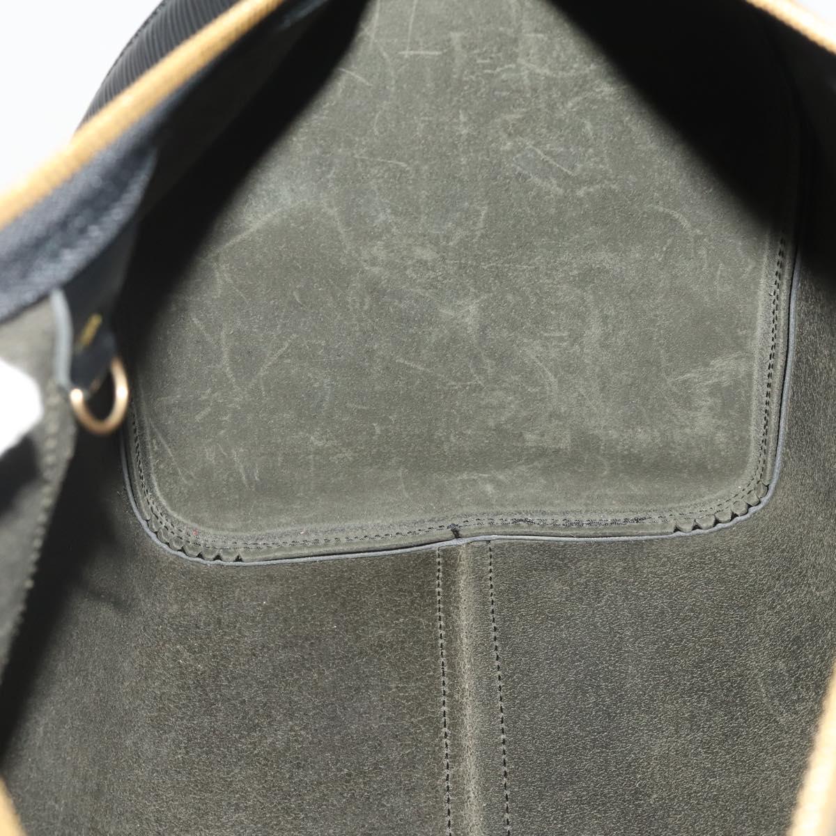 LOUIS VUITTON Epi Keepall 45 Boston Bag Black M42972 LV Auth 200550SAV