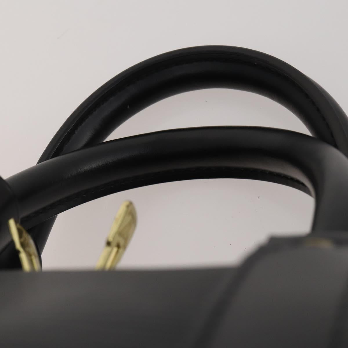 LOUIS VUITTON Epi Keepall 45 Boston Bag Black M42972 LV Auth 200550SAV