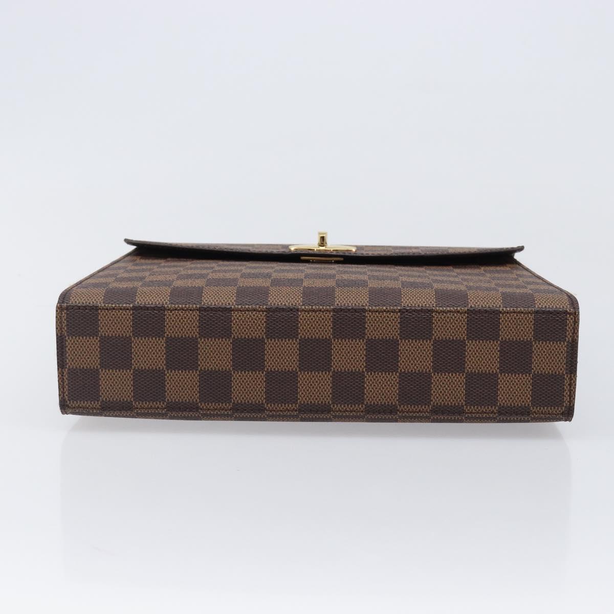 LOUIS VUITTON Damier Ebene Malesherbes Hand Bag N51379 LV Auth 200557V