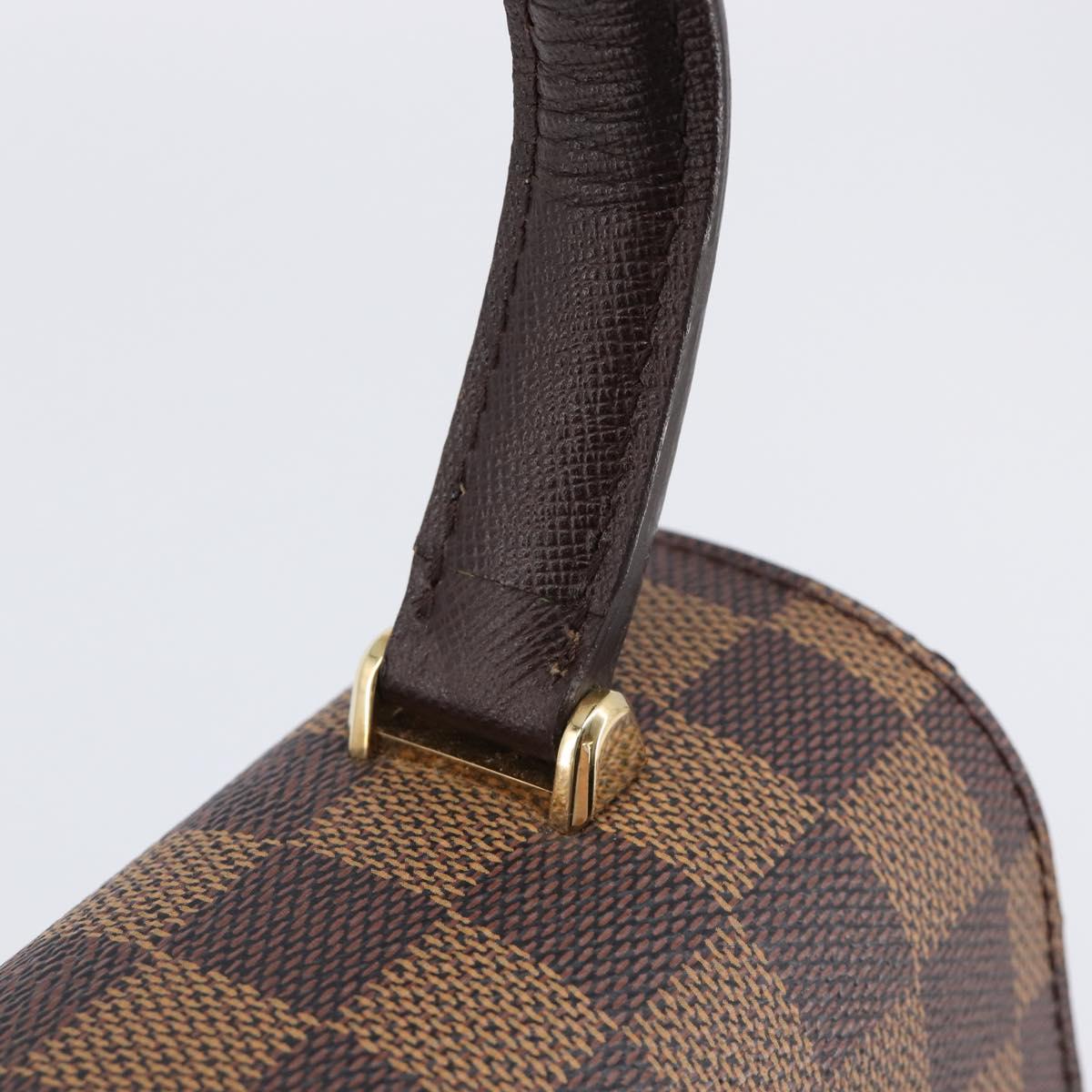 LOUIS VUITTON Damier Ebene Malesherbes Hand Bag N51379 LV Auth 200557V