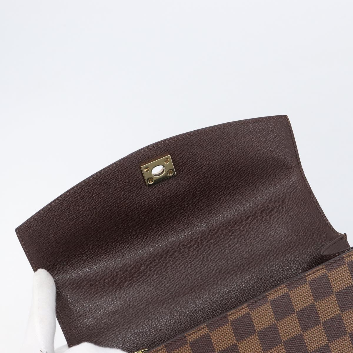 LOUIS VUITTON Damier Ebene Malesherbes Hand Bag N51379 LV Auth 200557V