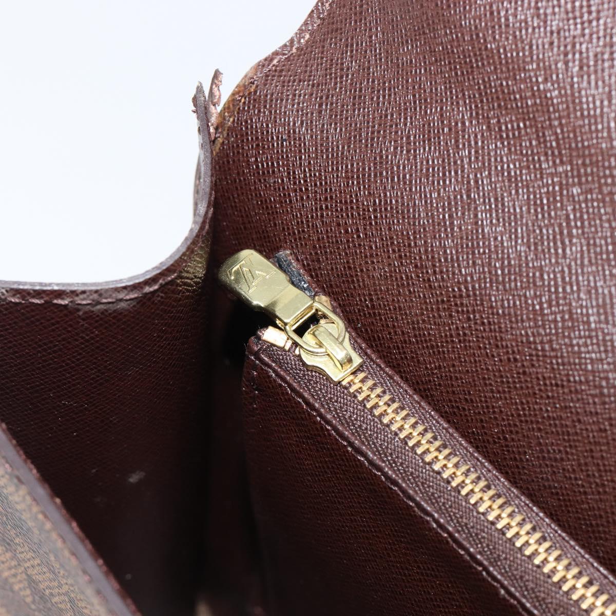 LOUIS VUITTON Damier Ebene Malesherbes Hand Bag N51379 LV Auth 200557V