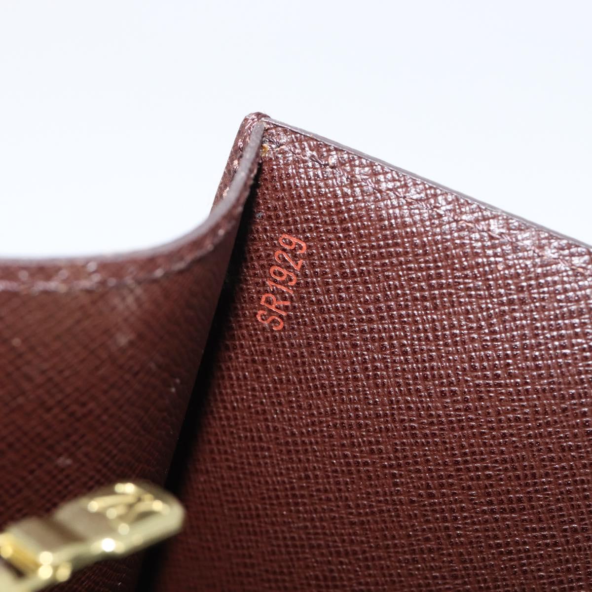LOUIS VUITTON Damier Ebene Malesherbes Hand Bag N51379 LV Auth 200557V