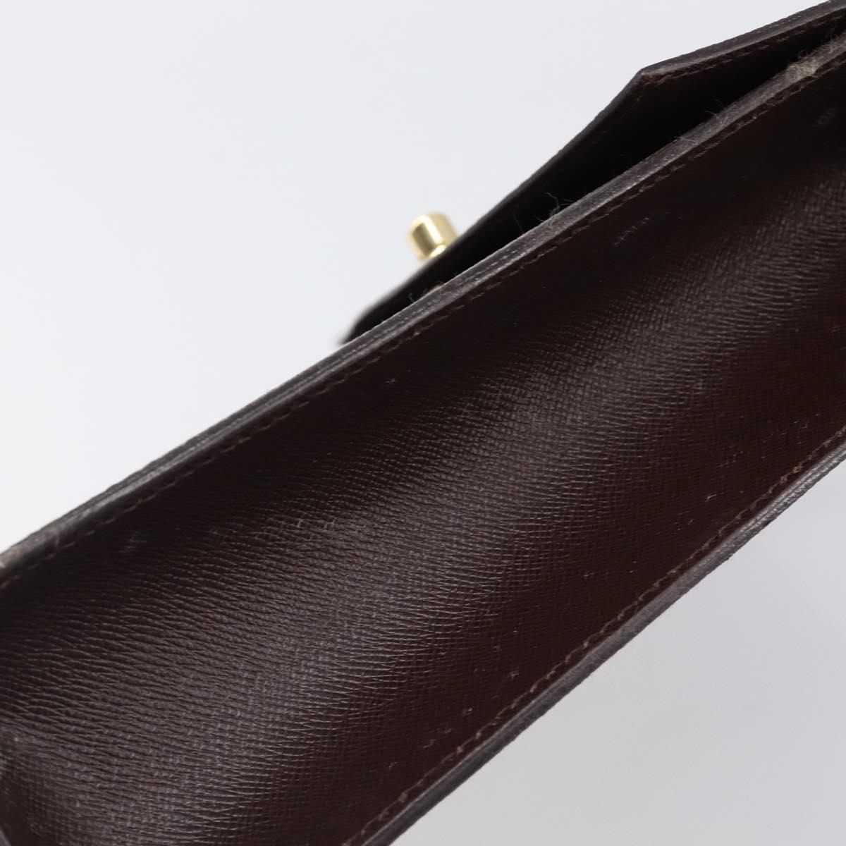 LOUIS VUITTON Damier Ebene Malesherbes Hand Bag N51379 LV Auth 200557V