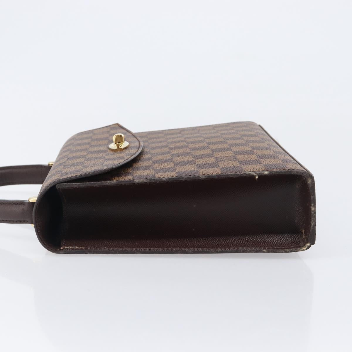 LOUIS VUITTON Damier Ebene Malesherbes Hand Bag N51379 LV Auth 200557V