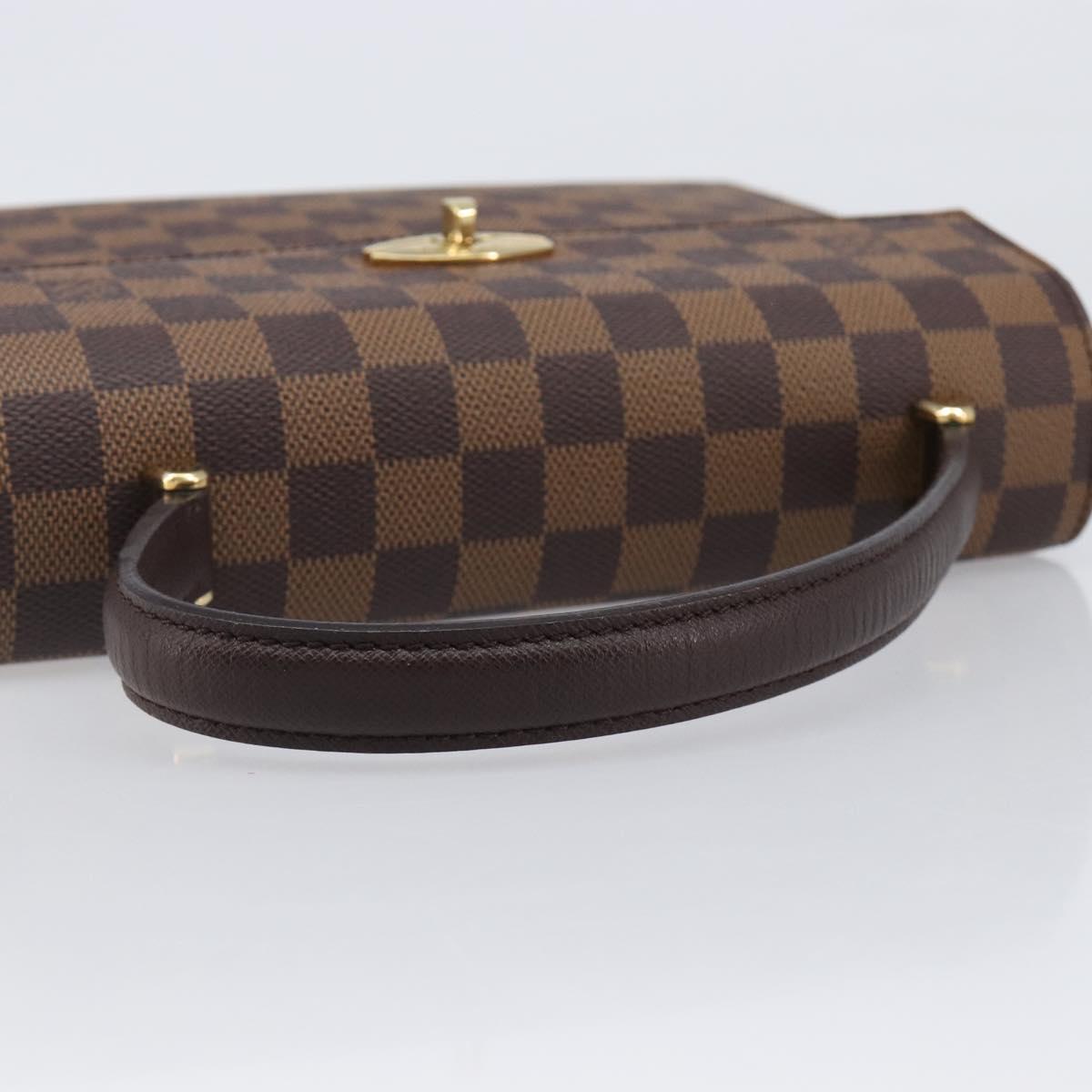 LOUIS VUITTON Damier Ebene Malesherbes Hand Bag N51379 LV Auth 200557V