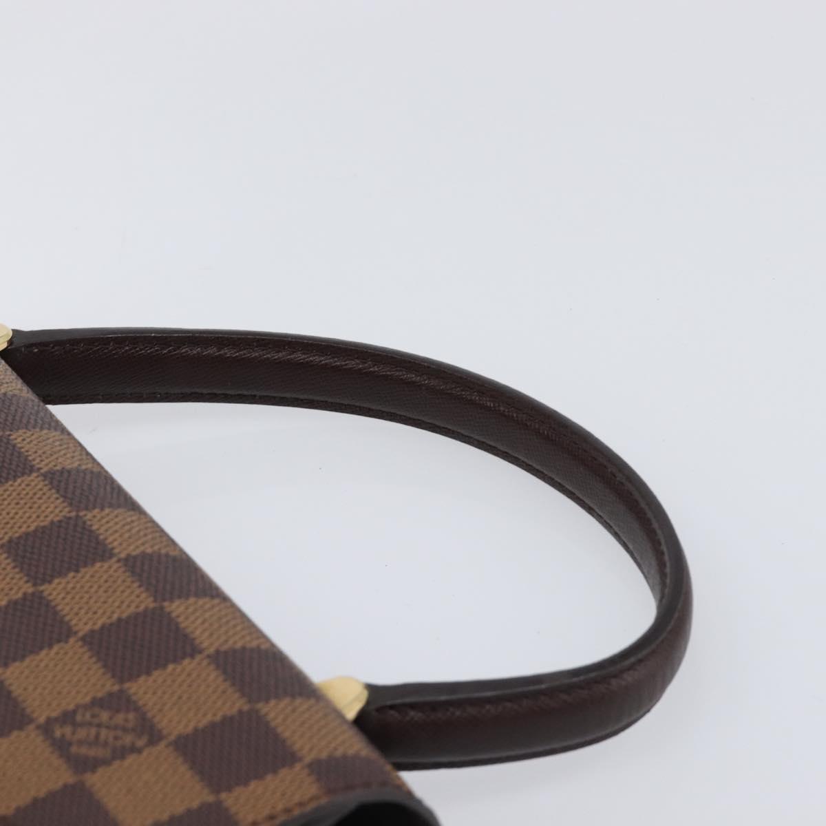 LOUIS VUITTON Damier Ebene Malesherbes Hand Bag N51379 LV Auth 200557V