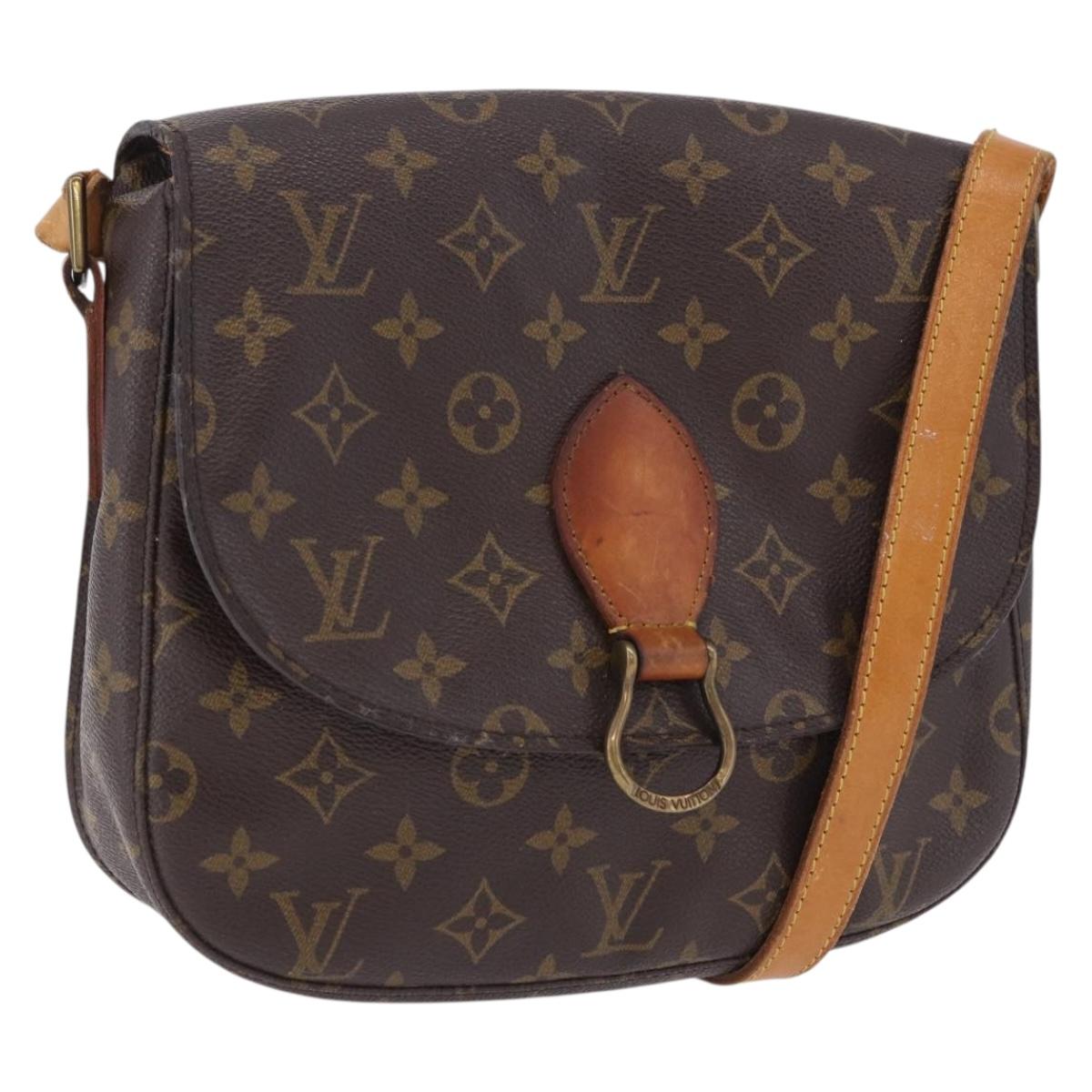 LOUIS VUITTON Monogram Saint Cloud GM Shoulder Bag M51242 LV Auth 200559