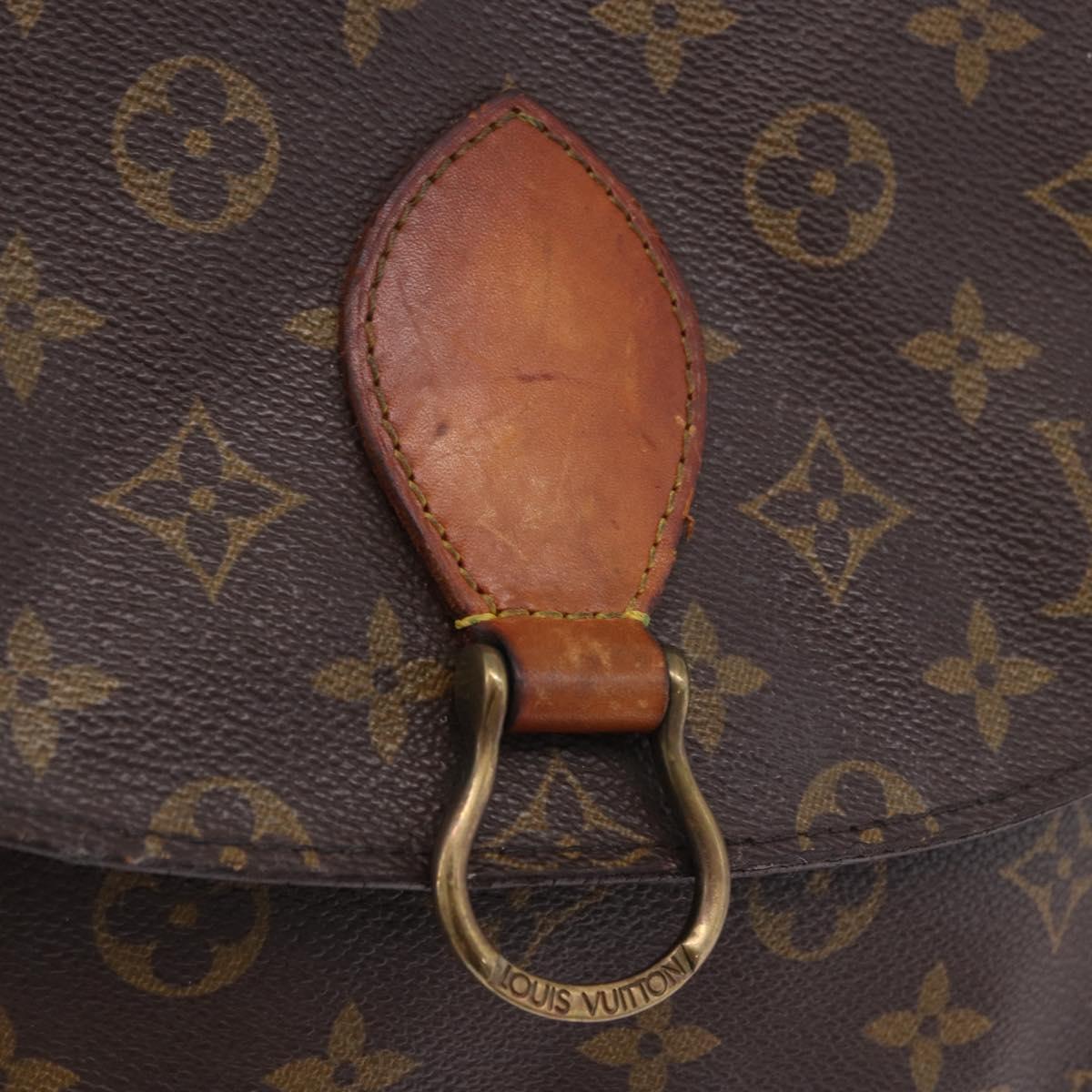 LOUIS VUITTON Monogram Saint Cloud GM Shoulder Bag M51242 LV Auth 200559