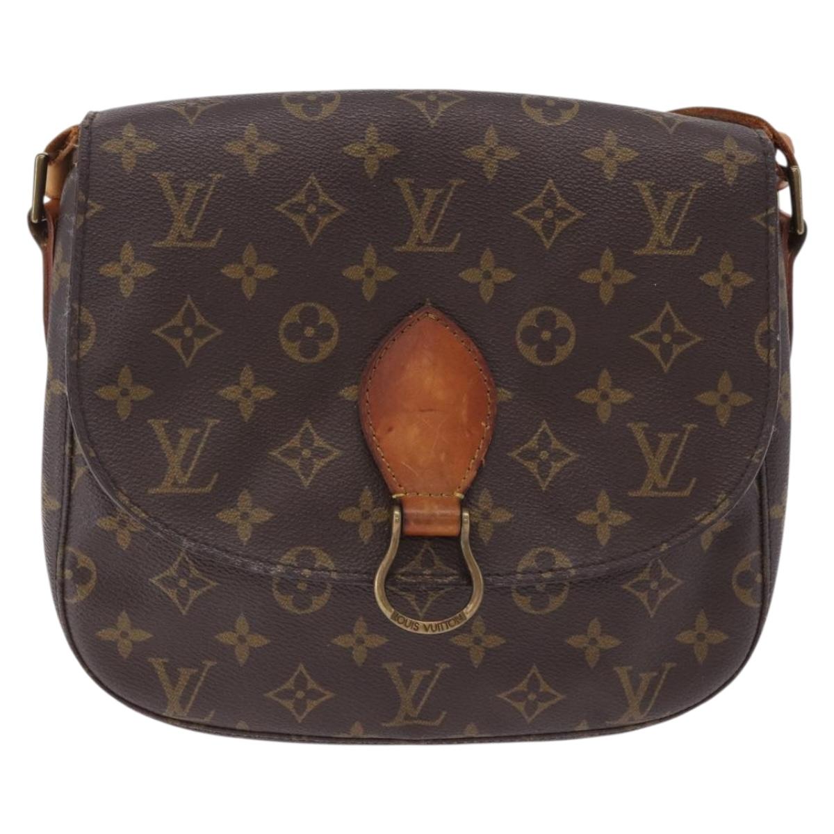 LOUIS VUITTON Monogram Saint Cloud GM Shoulder Bag M51242 LV Auth 200559