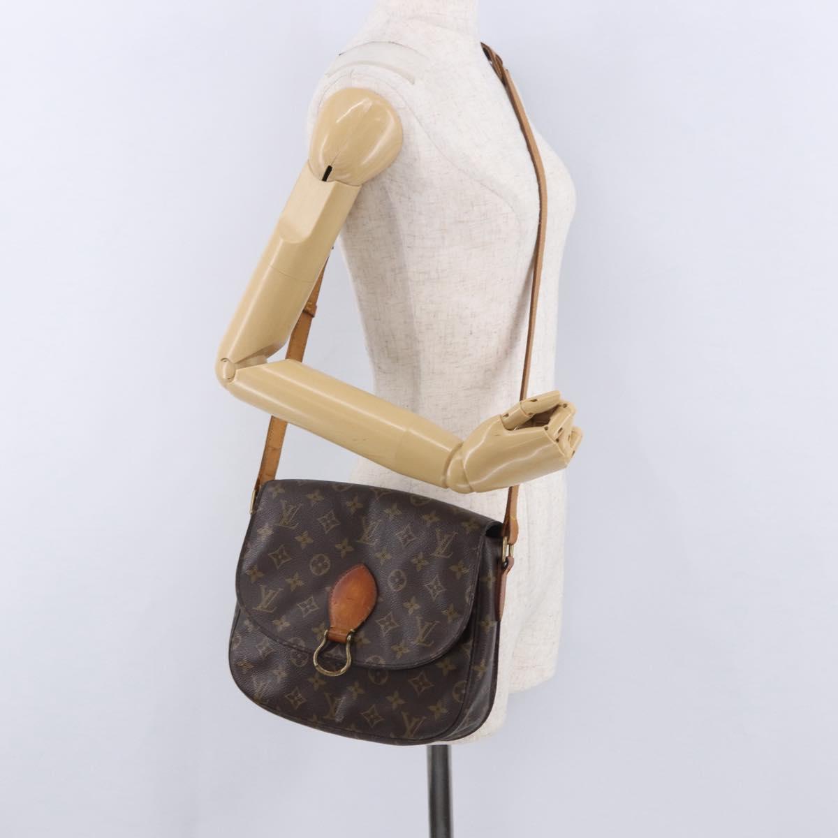 LOUIS VUITTON Monogram Saint Cloud GM Shoulder Bag M51242 LV Auth 200559