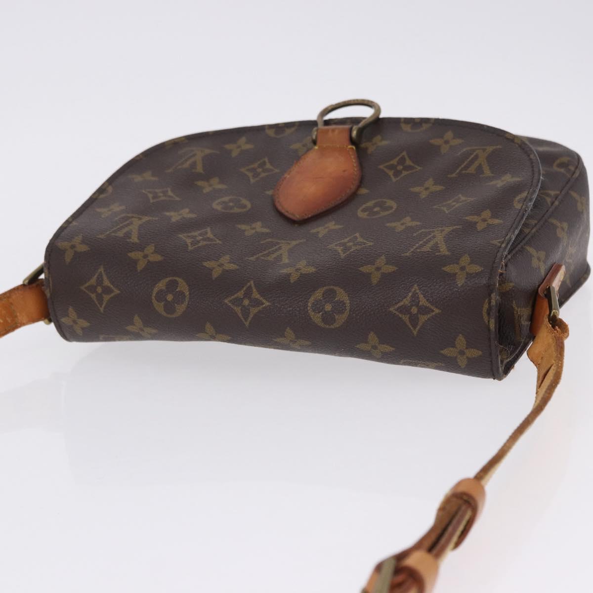 LOUIS VUITTON Monogram Saint Cloud GM Shoulder Bag M51242 LV Auth 200559