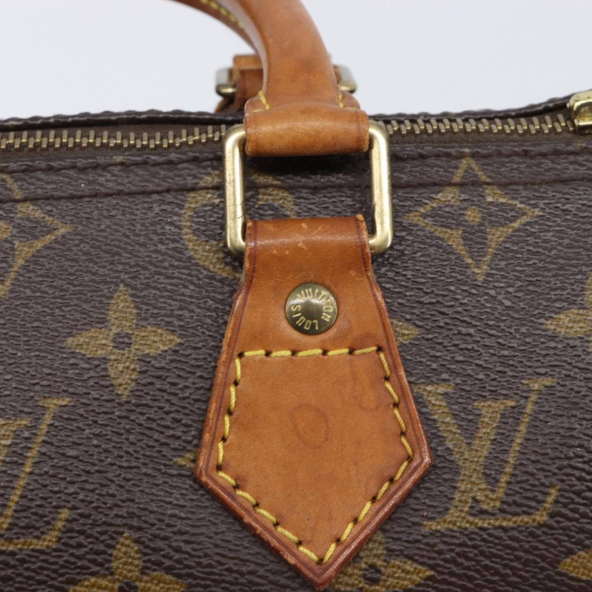 LOUIS VUITTON Monogram Speedy 25 Hand Bag M41528 LV Auth 200564