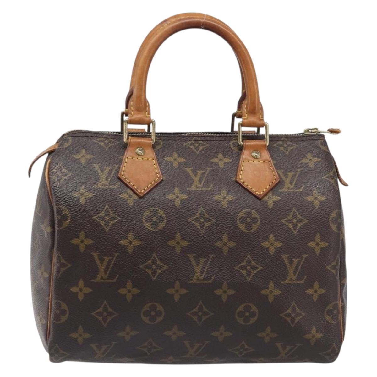 LOUIS VUITTON Monogram Speedy 25 Hand Bag M41528 LV Auth 200564