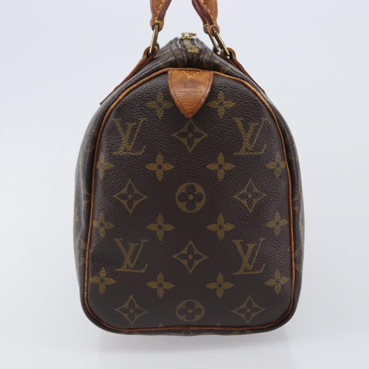 LOUIS VUITTON Monogram Speedy 25 Hand Bag M41528 LV Auth 200564