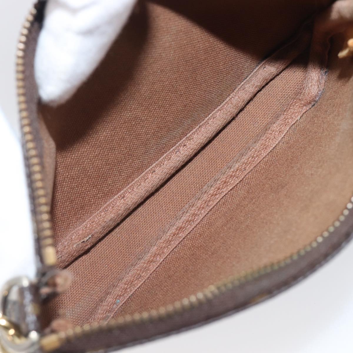 LOUIS VUITTON Monogram Mini Pochette Accessoires Pouch N41667 LV Auth 200566A