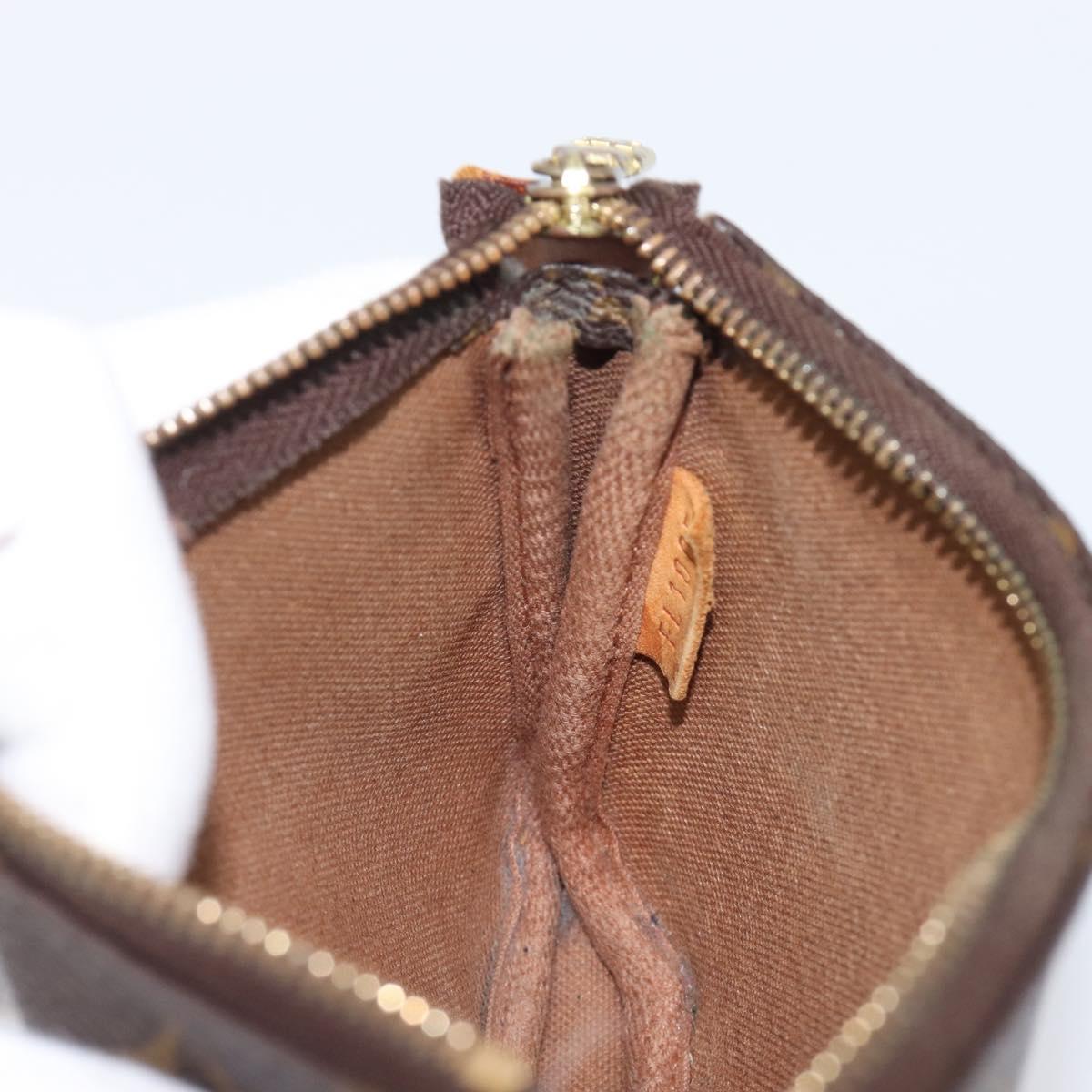 LOUIS VUITTON Monogram Mini Pochette Accessoires Pouch N41667 LV Auth 200566A