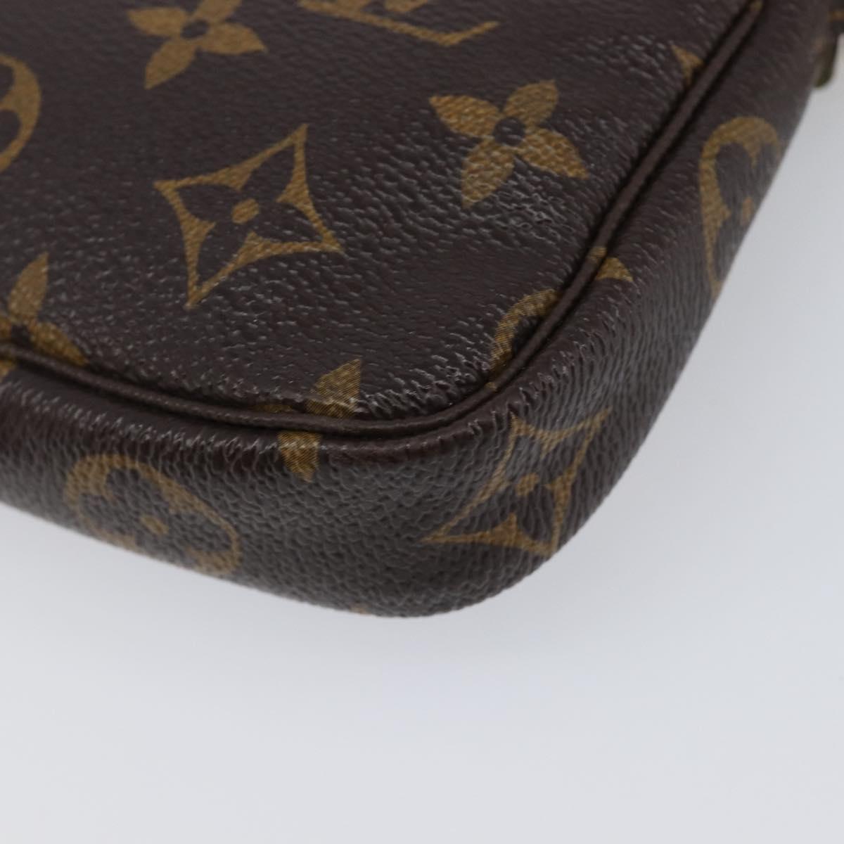 LOUIS VUITTON Monogram Vivienne Mini Pochette Accessoires M68489 LV Auth 200569A