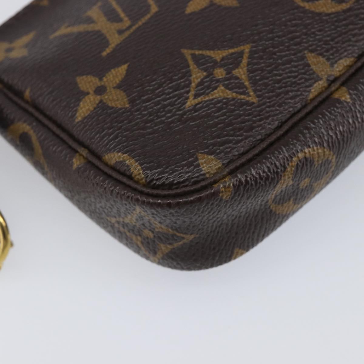 LOUIS VUITTON Monogram Vivienne Mini Pochette Accessoires M68489 LV Auth 200569A