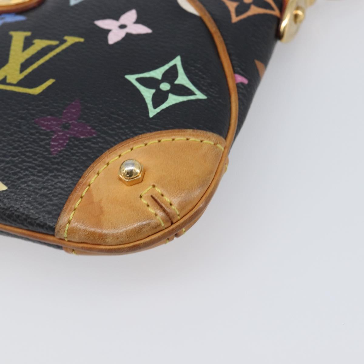 LOUIS VUITTON Monogram Multicolor Pochette Mila MM Black M60097 LV Auth 200570V