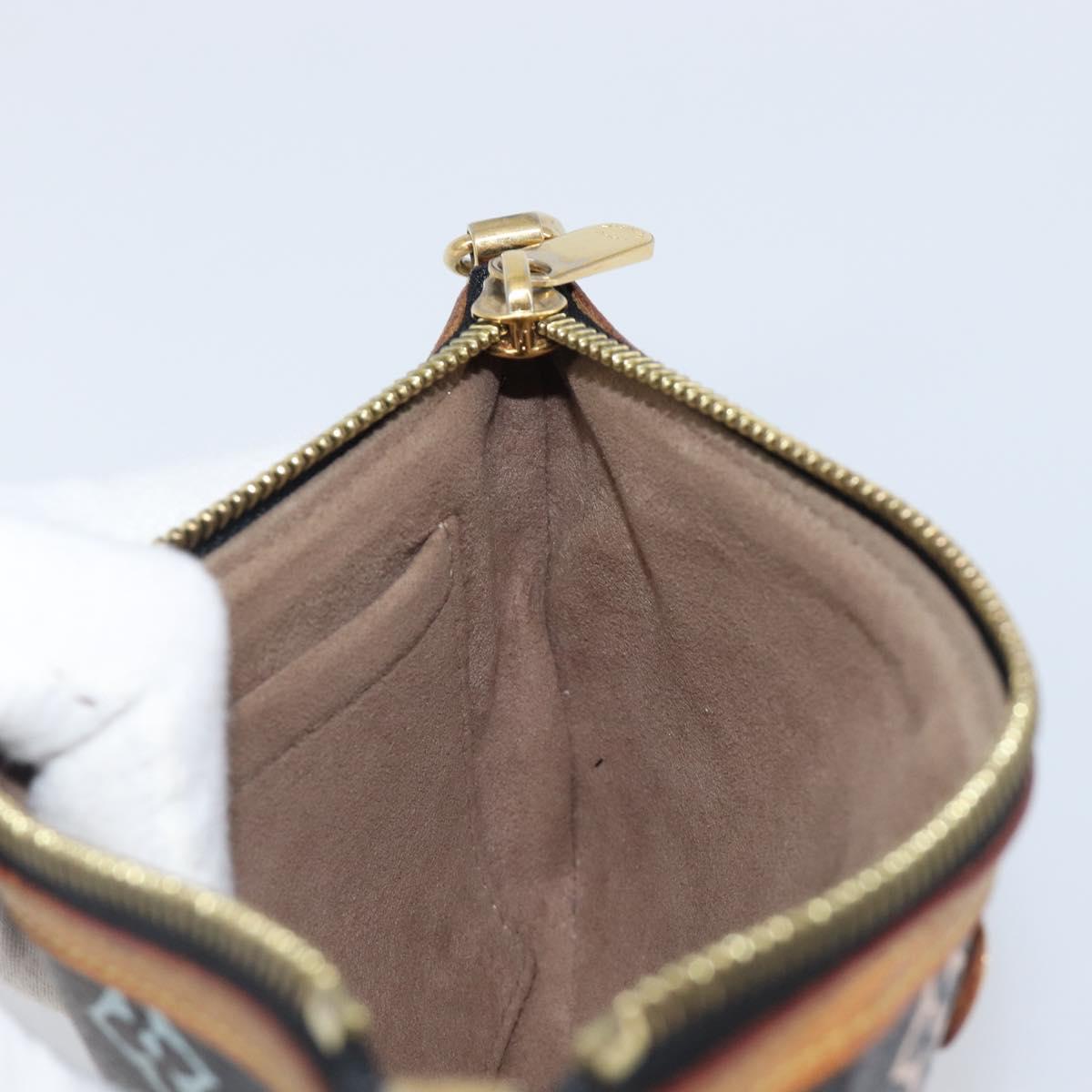 LOUIS VUITTON Monogram Multicolor Pochette Mila MM Black M60097 LV Auth 200570V