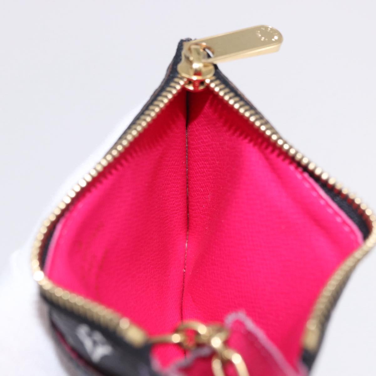 LOUIS VUITTON Monogram Multicolor Pochette Cles NM Black M60279 LV Auth 200573M