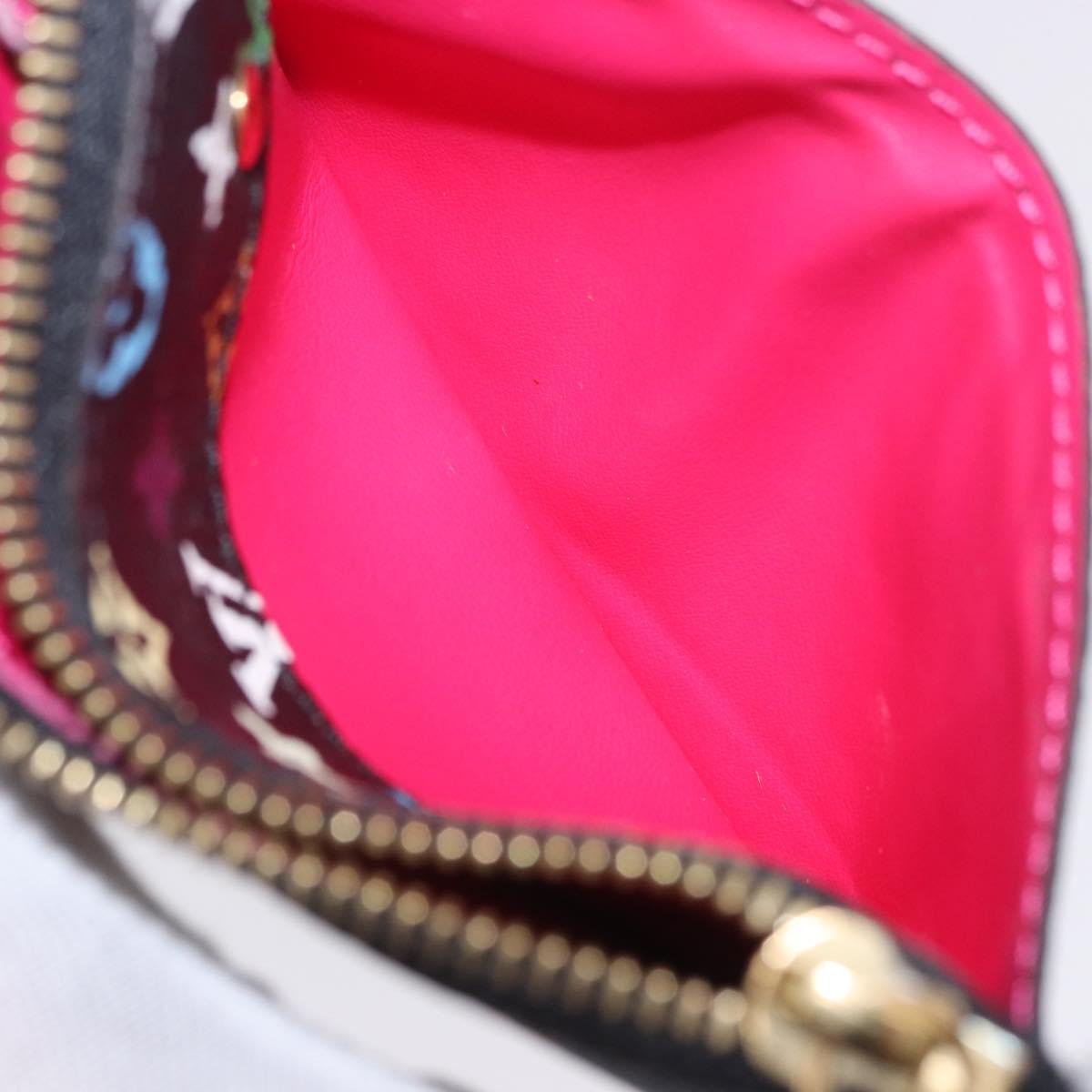 LOUIS VUITTON Monogram Multicolor Pochette Cles NM Black M60279 LV Auth 200573M