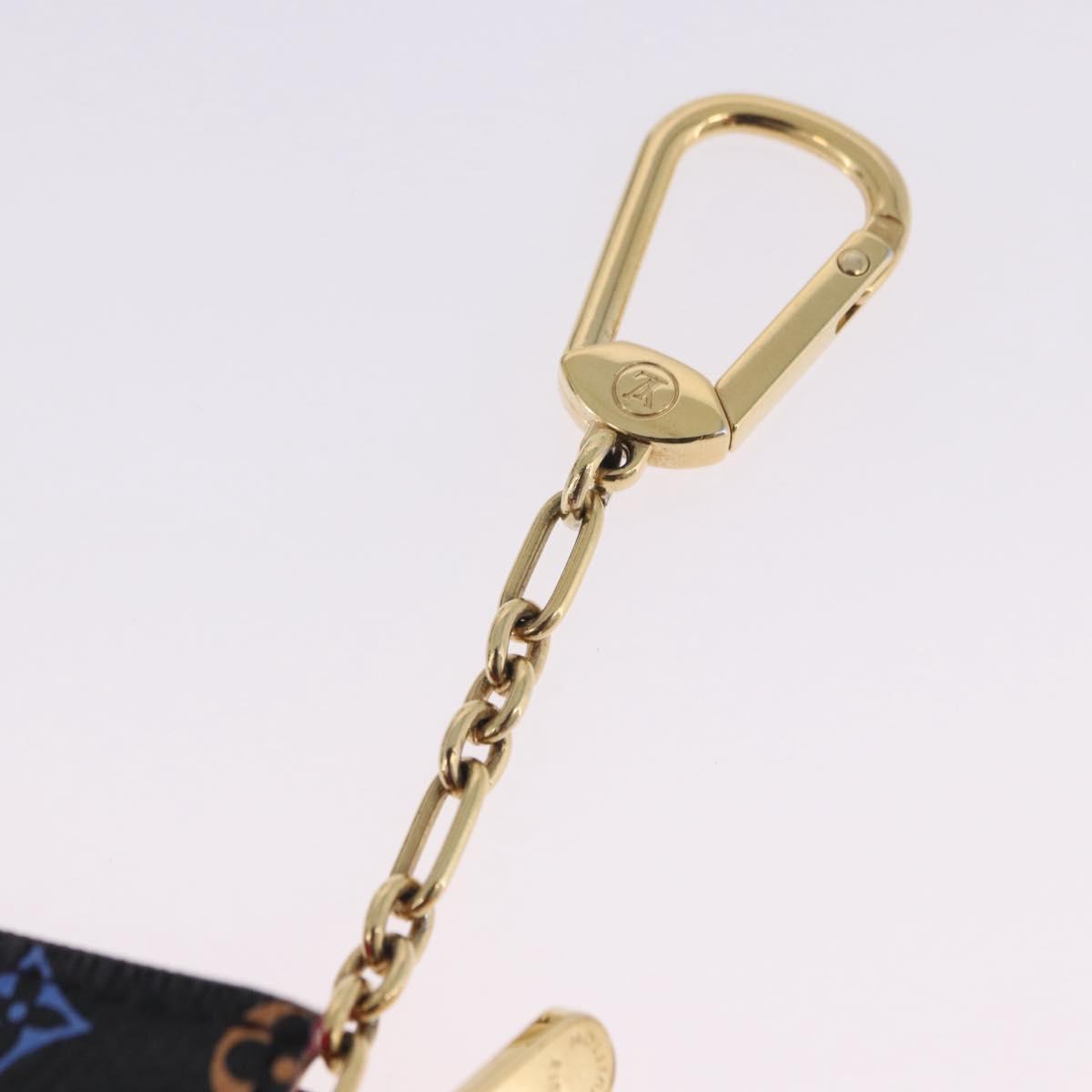 LOUIS VUITTON Monogram Multicolor Pochette Cles NM Black M60279 LV Auth 200573M