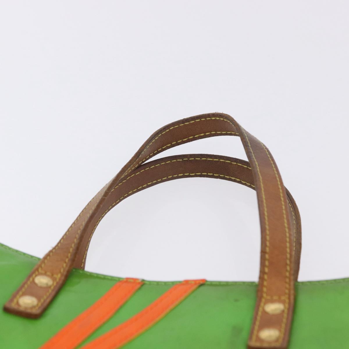 LOUIS VUITTON Monogram Vernis Fluo Reade MM Hand Bag Veil M91901 LV Auth 200640