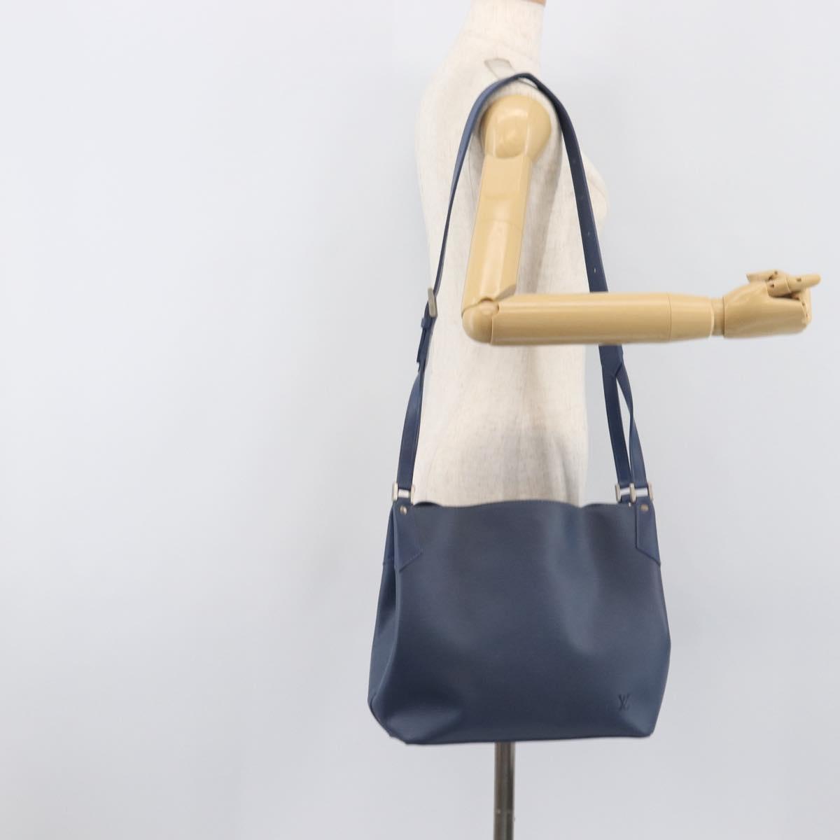 LOUIS VUITTON Epi Mandala MM Shoulder Bag Blue M5889G LV Auth 200641A