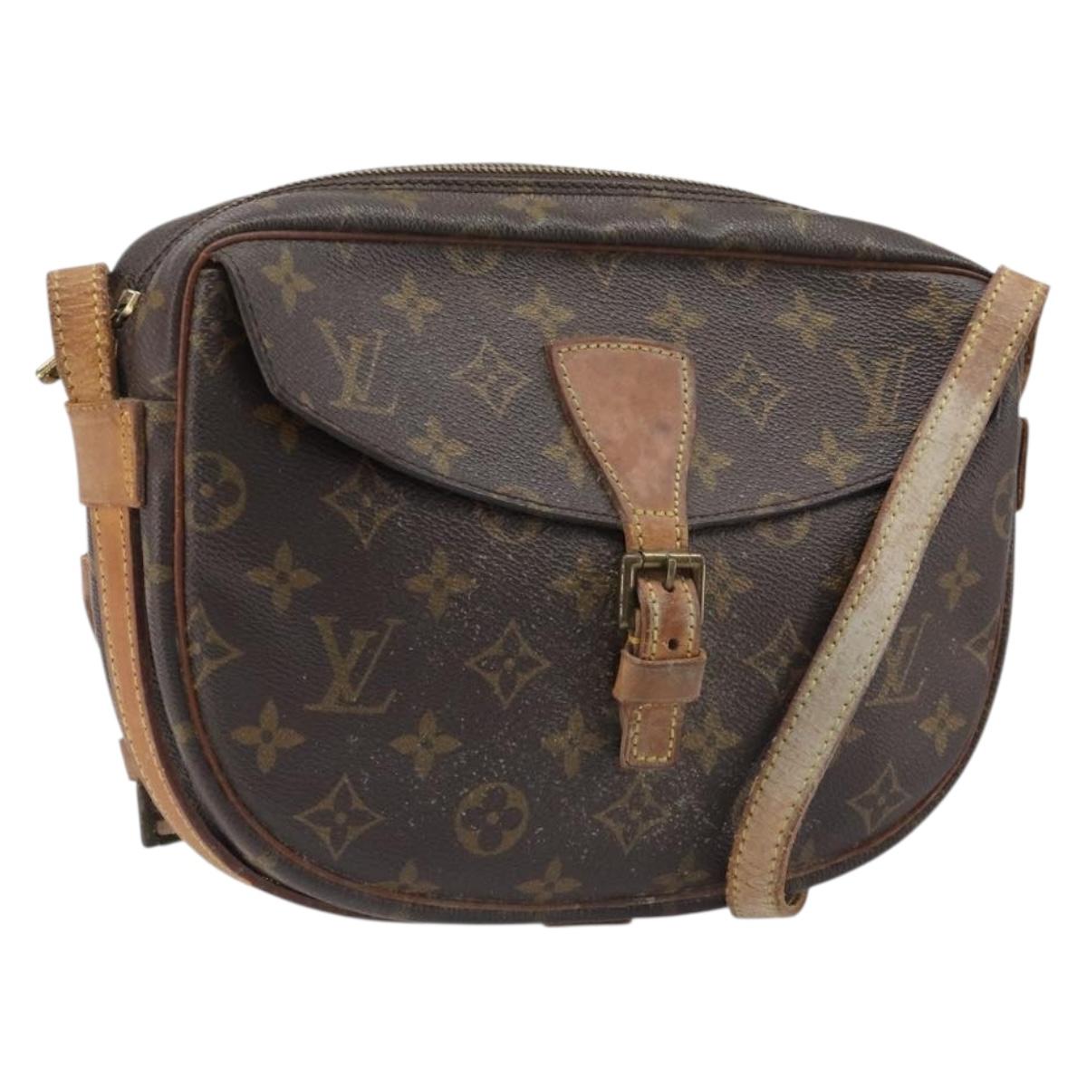 LOUIS VUITTON Monogram Jeune Fille MM Shoulder Bag M51226 LV Auth 200644