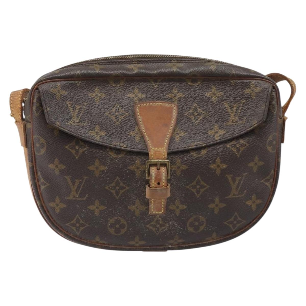 LOUIS VUITTON Monogram Jeune Fille MM Shoulder Bag M51226 LV Auth 200644