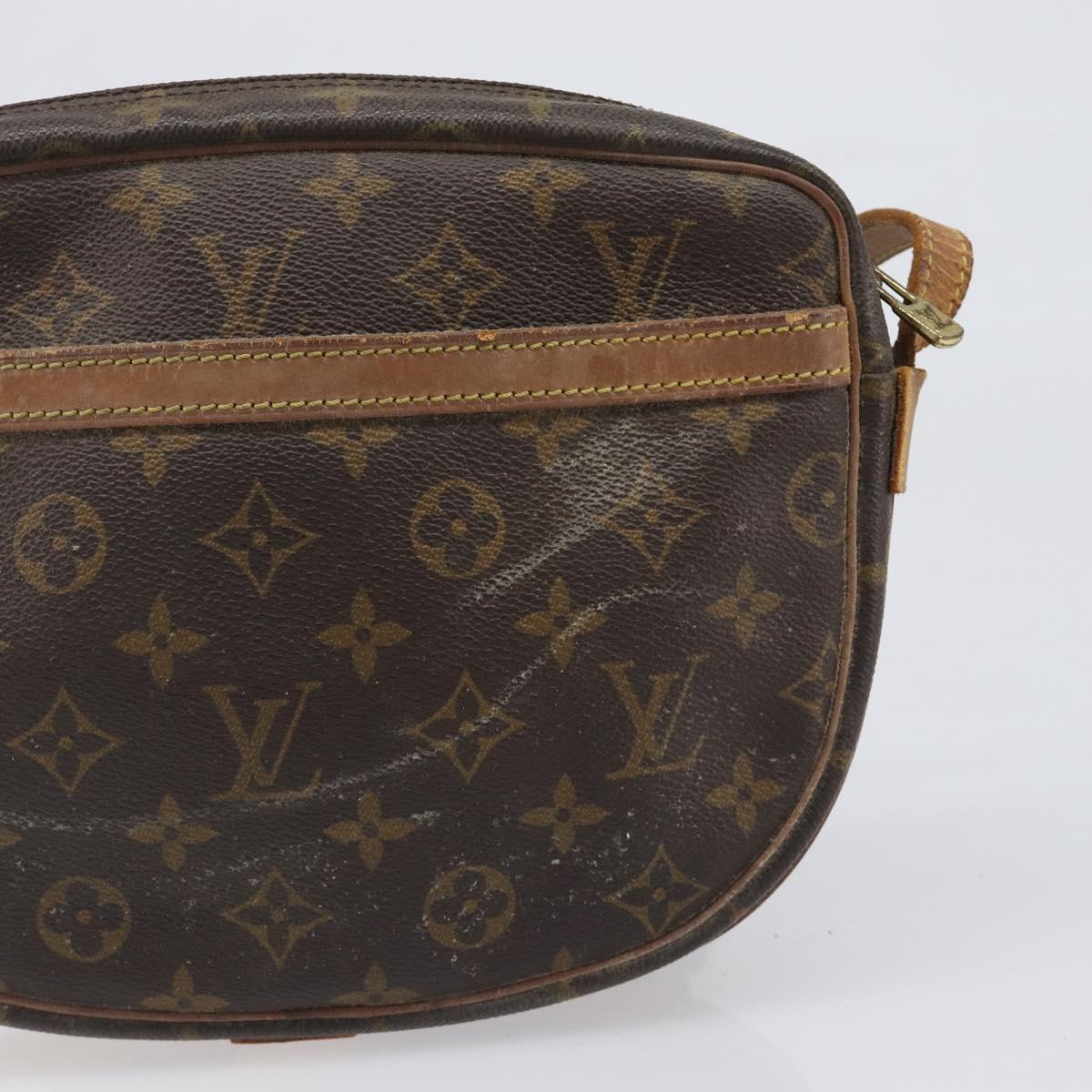 LOUIS VUITTON Monogram Jeune Fille MM Shoulder Bag M51226 LV Auth 200644
