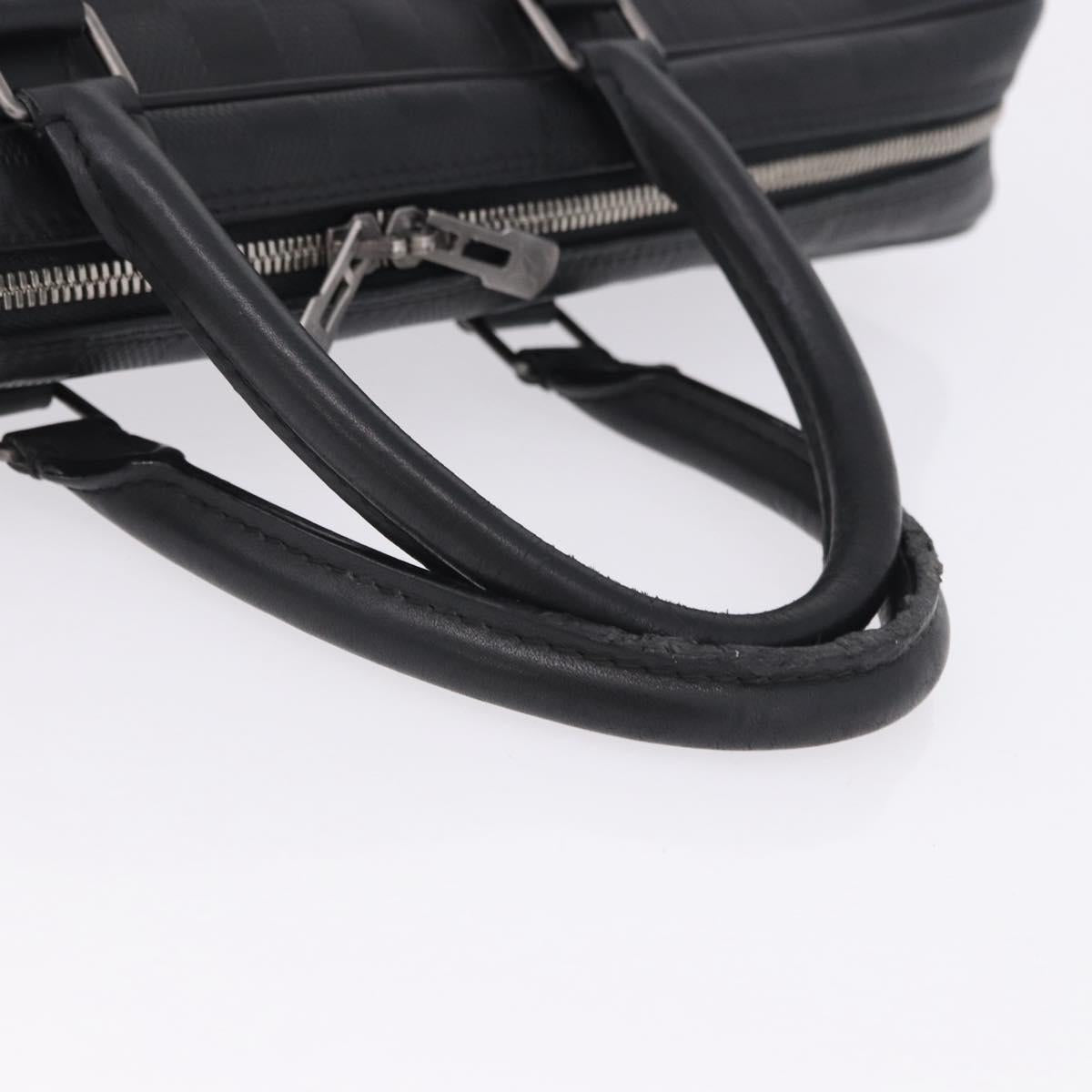 LOUIS VUITTON Damier Infini Porte Documents Voyage Bag Black N41146 Auth 200646