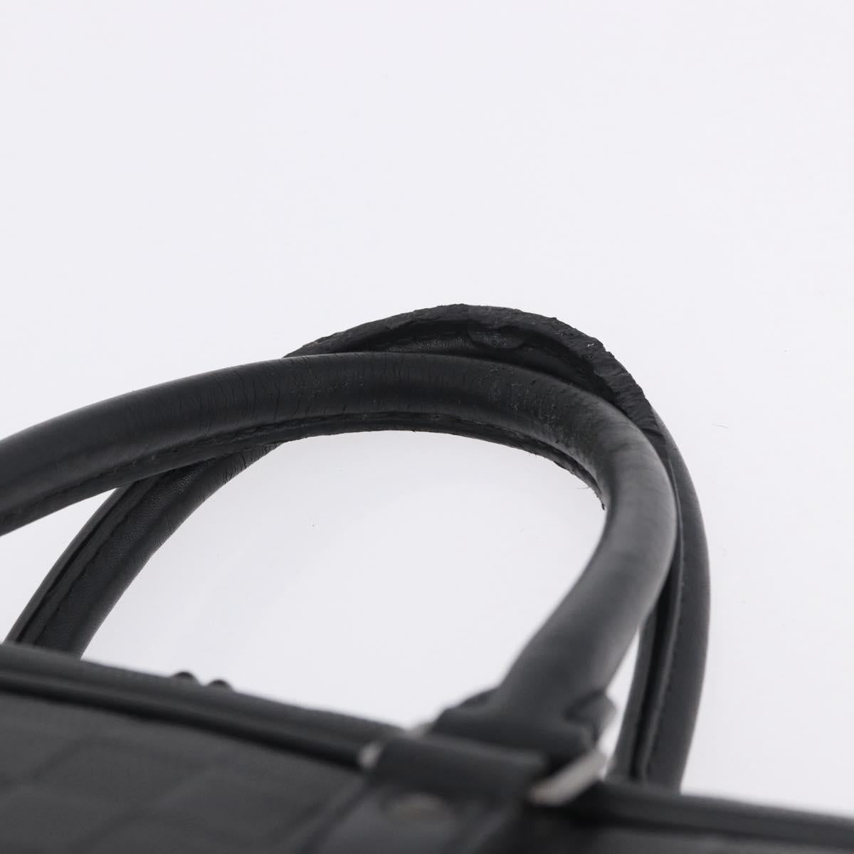 LOUIS VUITTON Damier Infini Porte Documents Voyage Bag Black N41146 Auth 200646