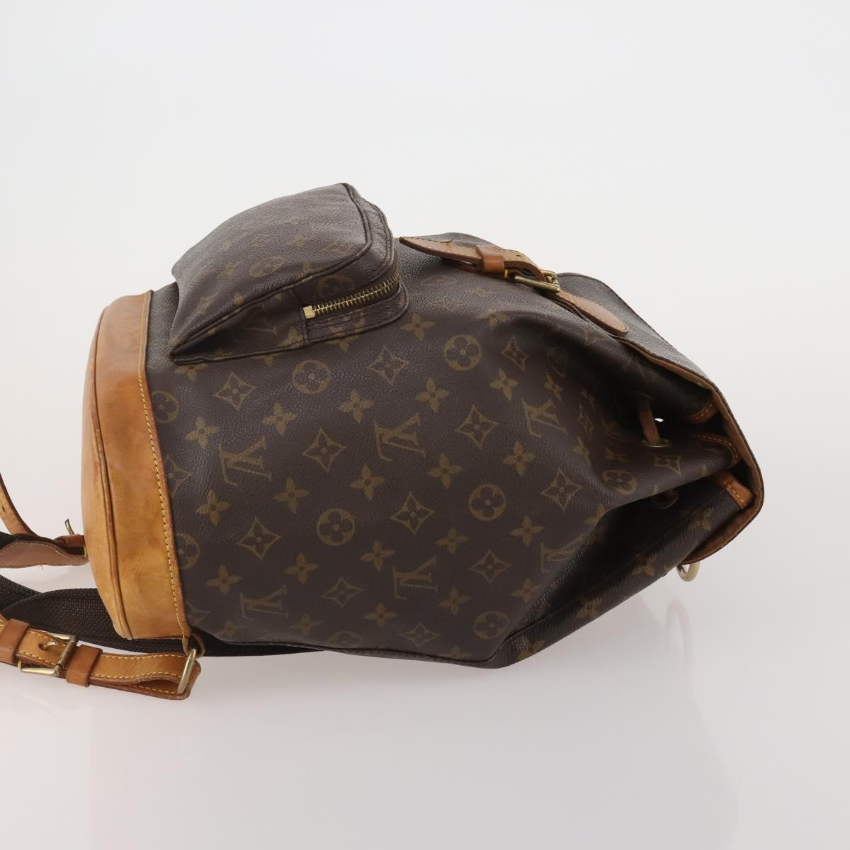 LOUIS VUITTON Monogram Montsouris GM Backpack M51135 LV Auth 200651A