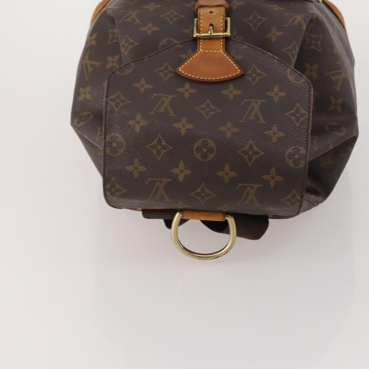 LOUIS VUITTON Monogram Montsouris GM Backpack M51135 LV Auth 200651A