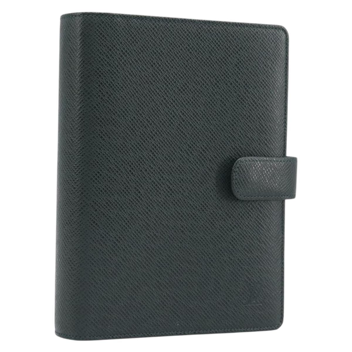 LOUIS VUITTON Taiga Agenda MM Day Planner Cover Epicea R20403 LV Auth 200658