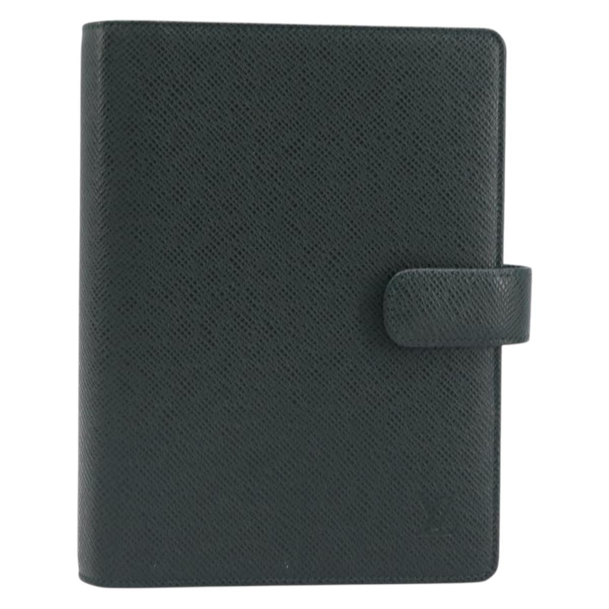LOUIS VUITTON Taiga Agenda MM Day Planner Cover Epicea R20403 LV Auth 200658