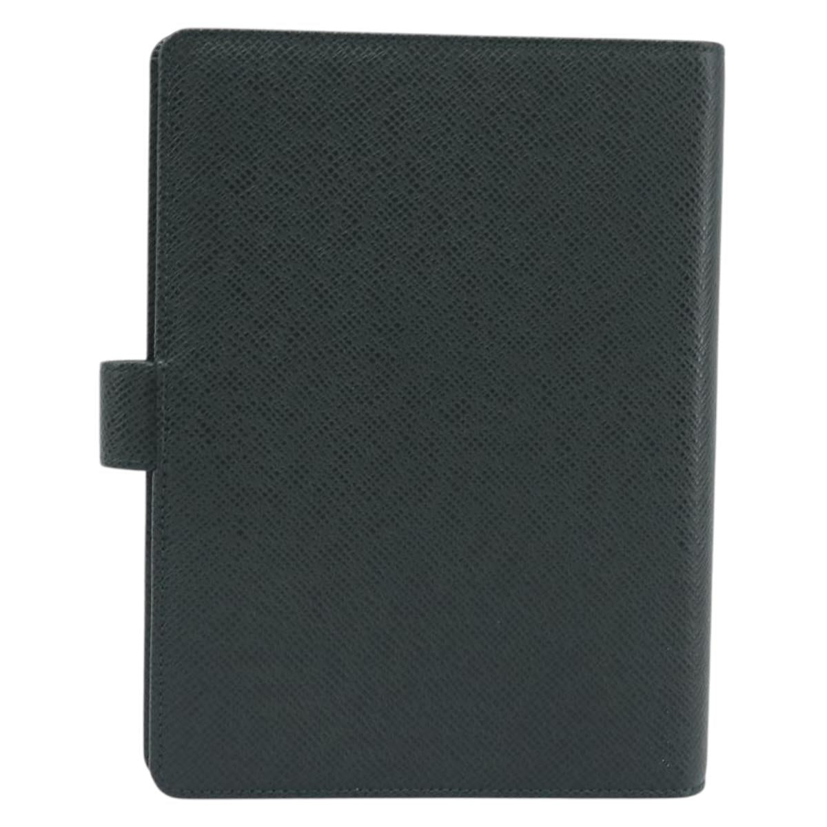 LOUIS VUITTON Taiga Agenda MM Day Planner Cover Epicea R20403 LV Auth 200658