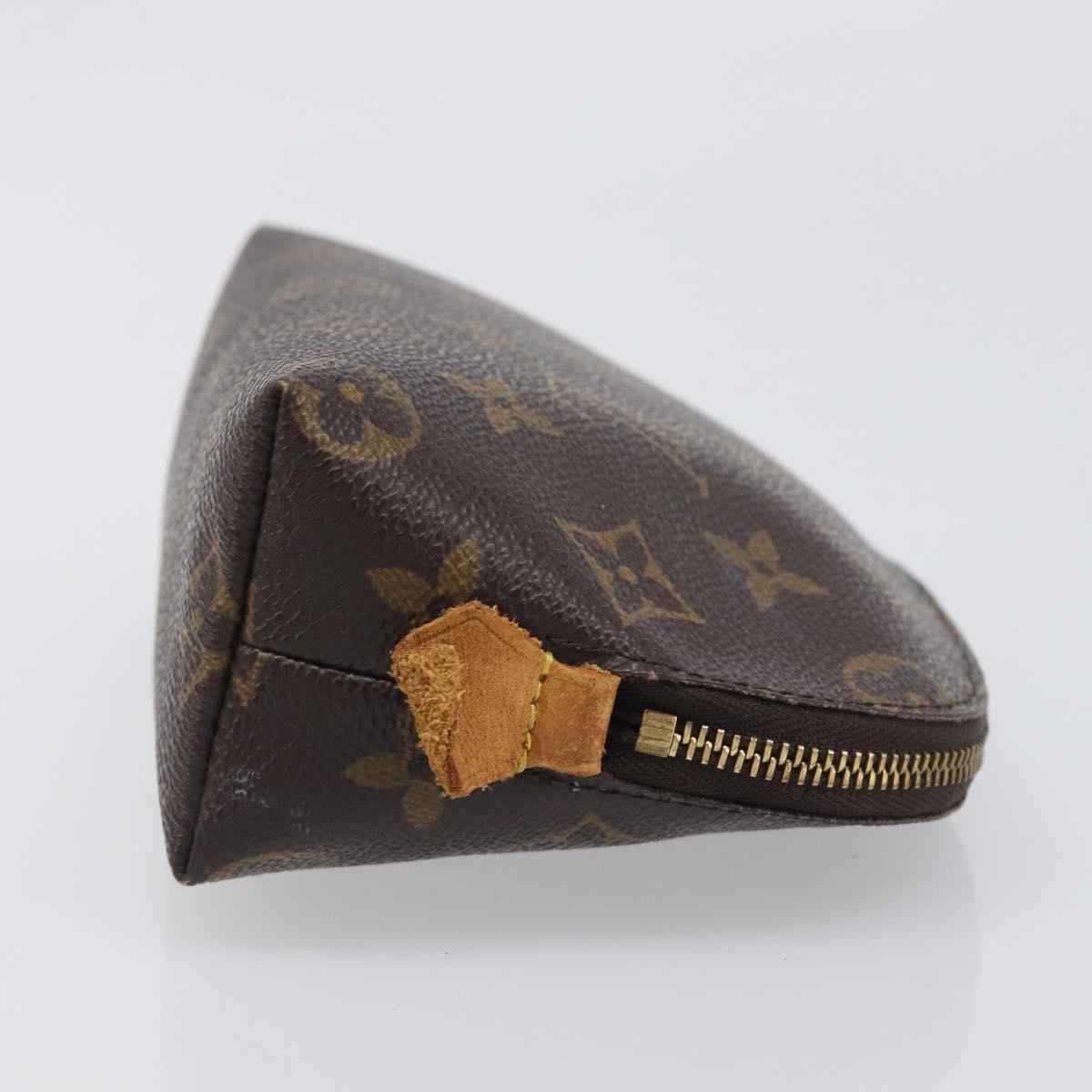LOUIS VUITTON Monogram Pochette Cosmetic PM Cosmetic Pouch M47515 LV Auth 200659