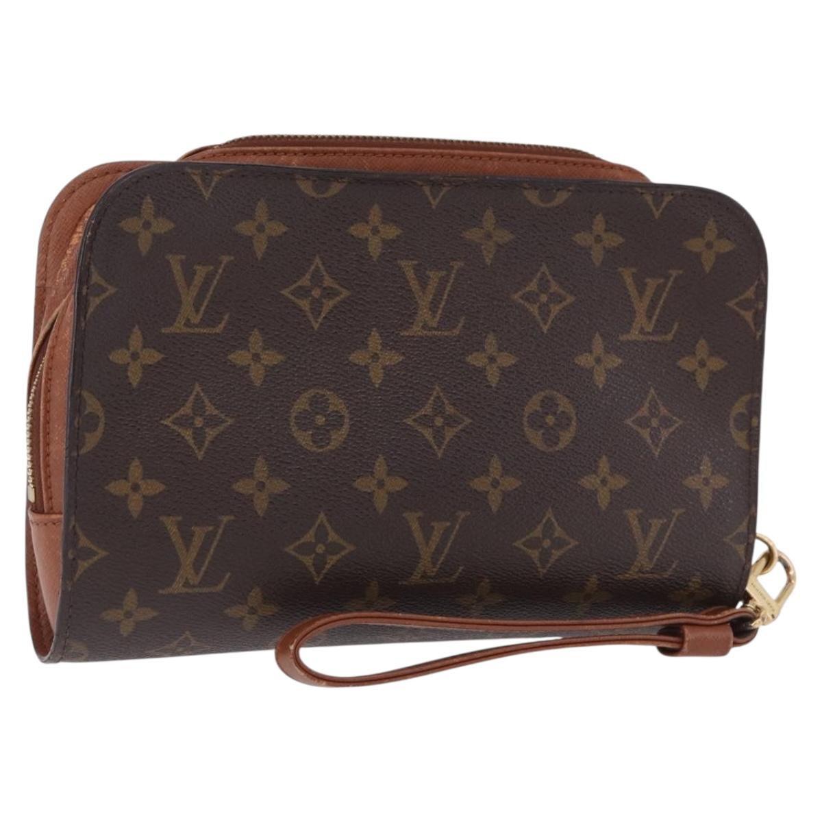 LOUIS VUITTON Monogram Orsay Clutch Bag M51790 LV Auth 200662