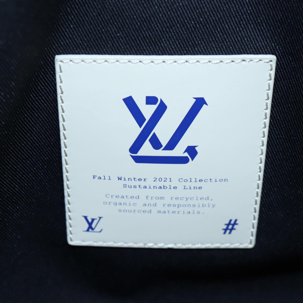 LOUIS VUITTON Monogram Felt Keepall Bandouliere 50 Bag Gray M58742 Auth 200663M