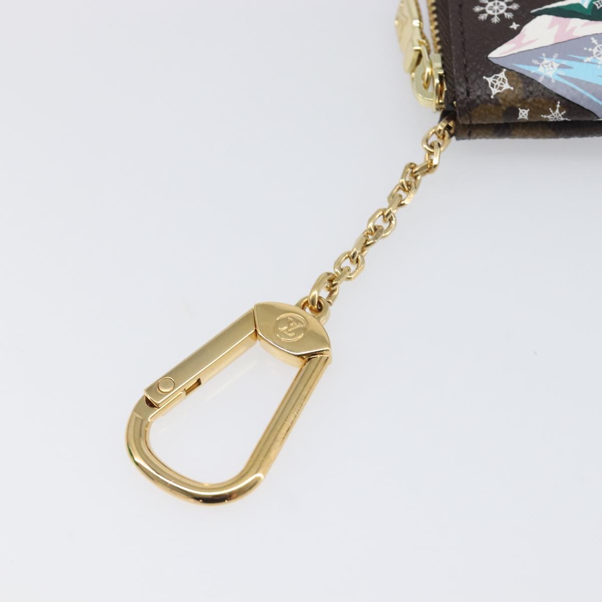 LOUIS VUITTON Monogram Vivienne Ice Skating Pochette Cles M82620 LV Auth 200665M