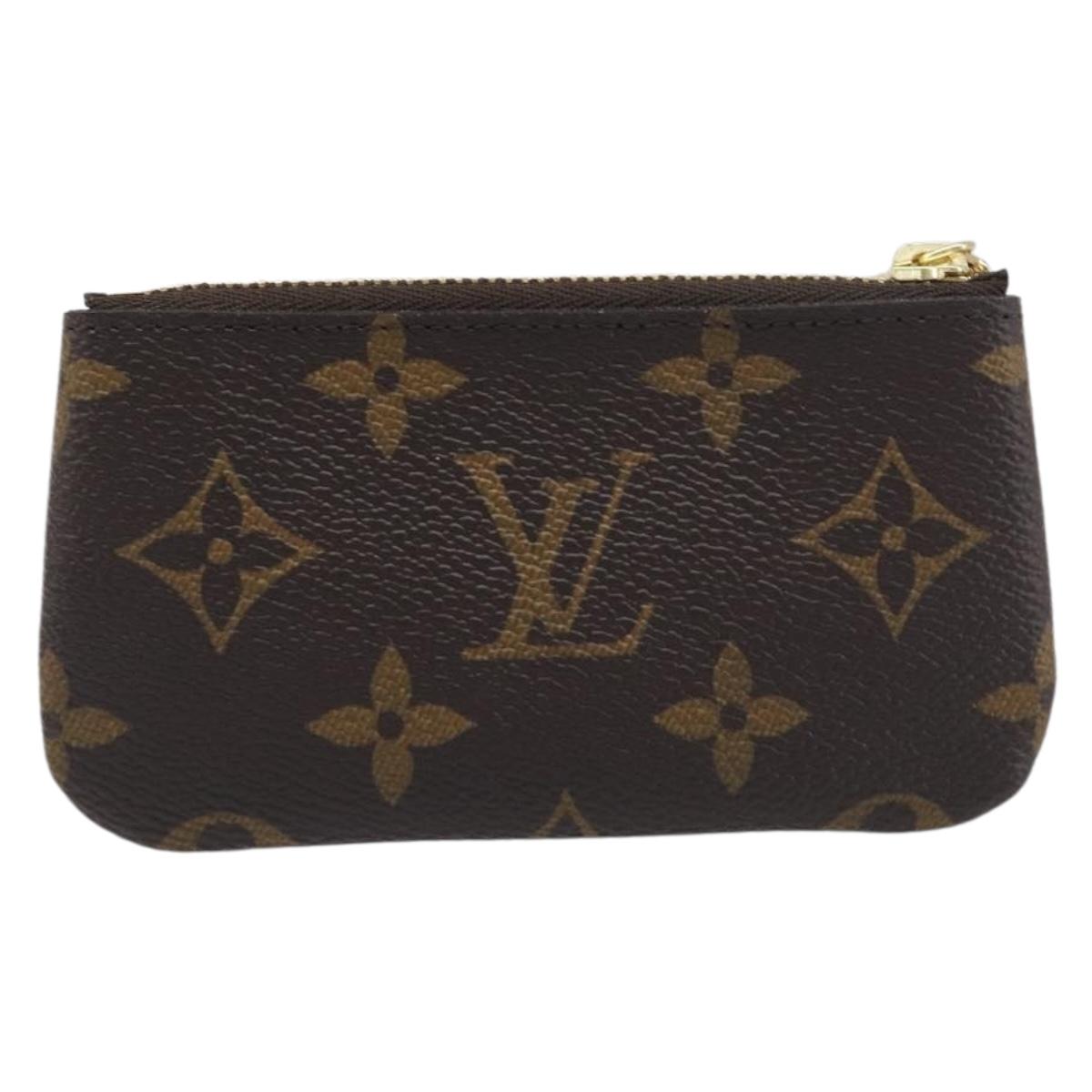 LOUIS VUITTON Monogram Vivienne Ice Skating Pochette Cles M82620 LV Auth 200665M
